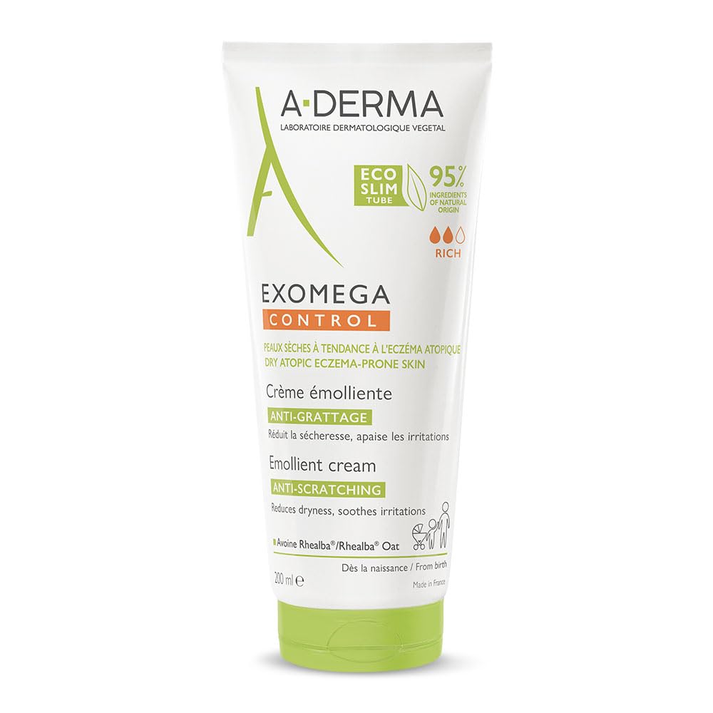 A-Derma Exomega Control Anti-Irritation Emollient Cream - 200 ml