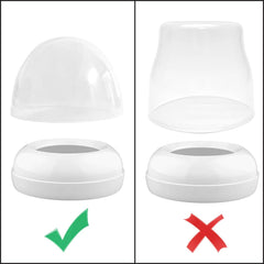 ROMIRUS Bottle Screw Rings Replacement for Avent Natural Baby Feeding Bottle, 3 Count