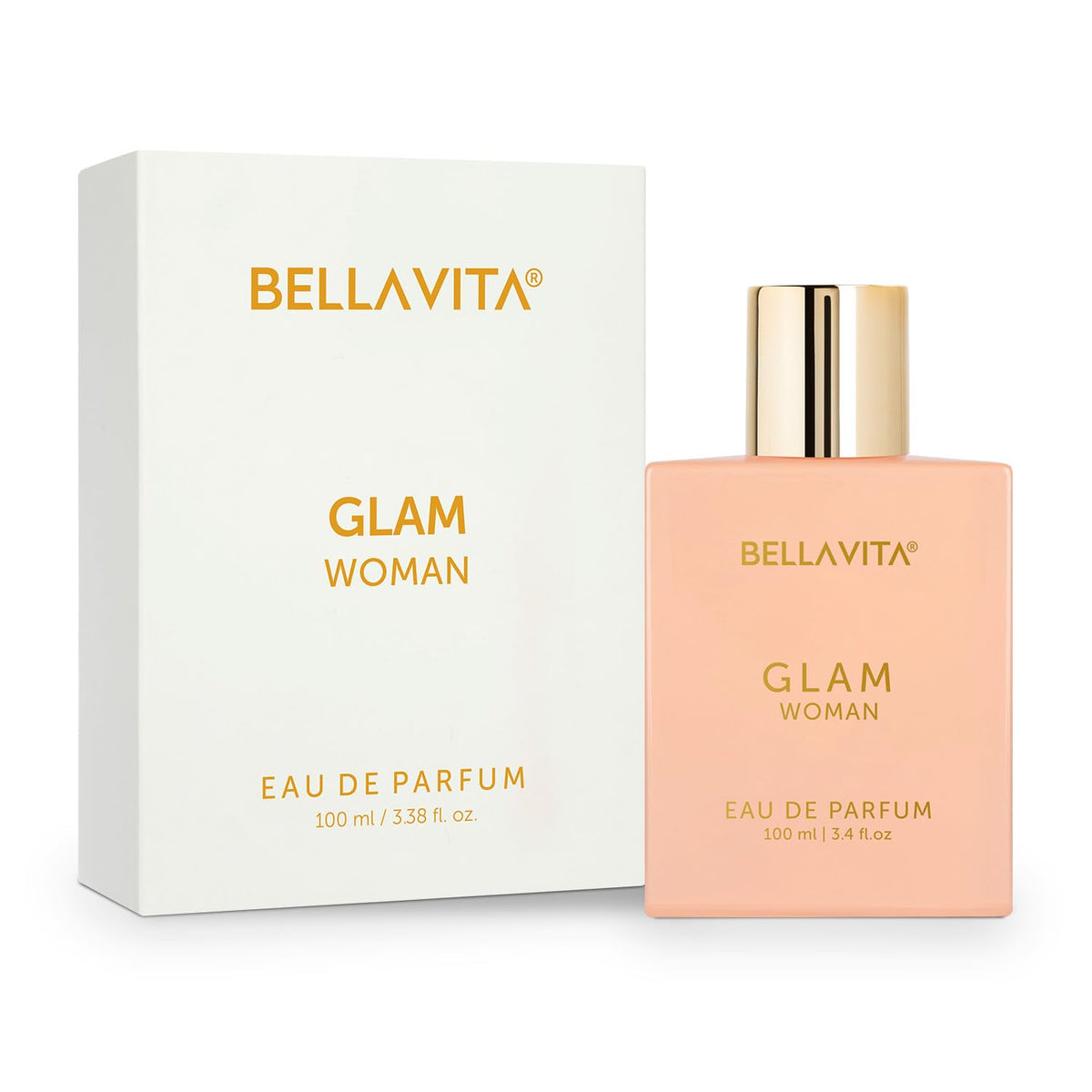 Bella Vita Organic Glam Perfume for Women Fresh and Romantic, 100 ml