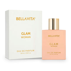 Bella Vita Organic Glam Perfume for Women Fresh and Romantic, 100 ml