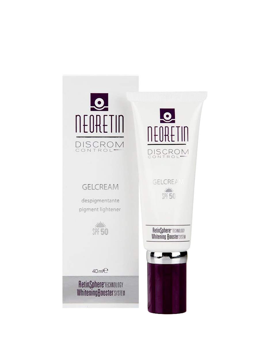 Neoretin Discrom Control GEL SPF 50 – 40 ml | Advanced Depigmentation & Sun Protection Cream