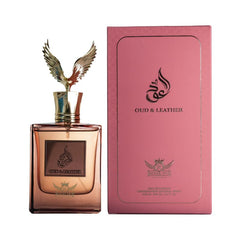 Royal Oud Perfumes Oud & Leather - Woody, Spicy & Musky Luxury Unisex Fragrance from Dubai (100 ml)