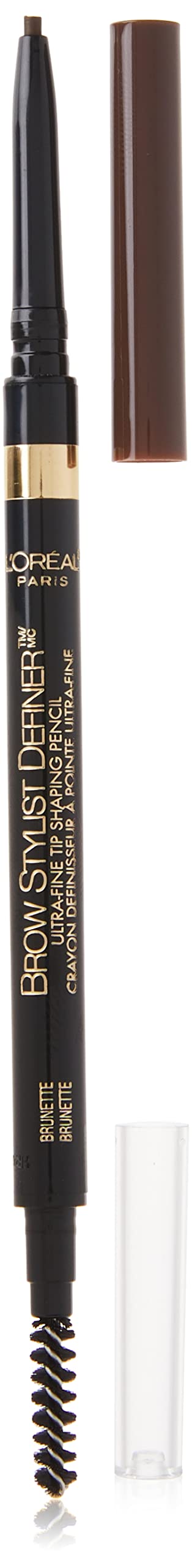 L'Oréal Paris Stylist Definer Brow Pencil, Brunette, 0.000 oz.