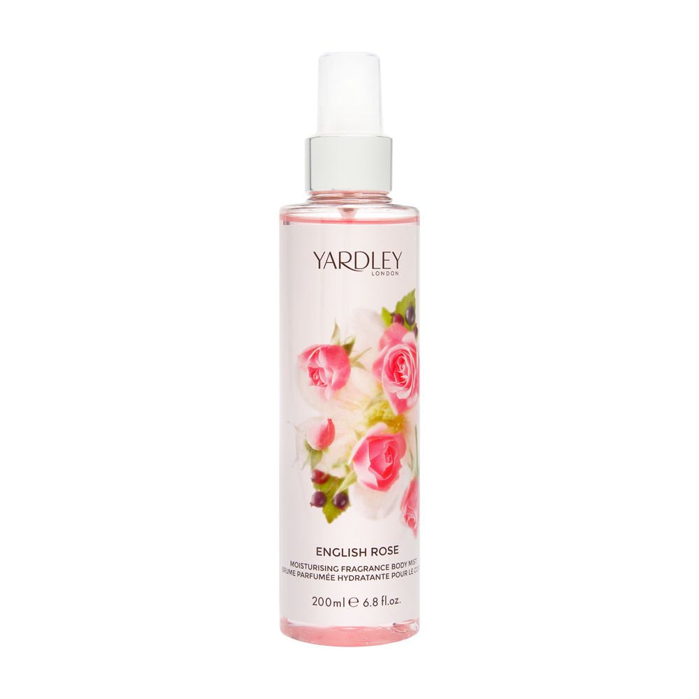 Yardley of London English Rose 6.8 Moisturising Fragrance Body Mist