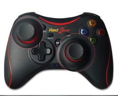 Redgear Pro Series Wired Gamepad - Integrated Force Feedback, Illuminated ABXY Keys, Ergonomically Designed, 1.8m USB Cable for PC