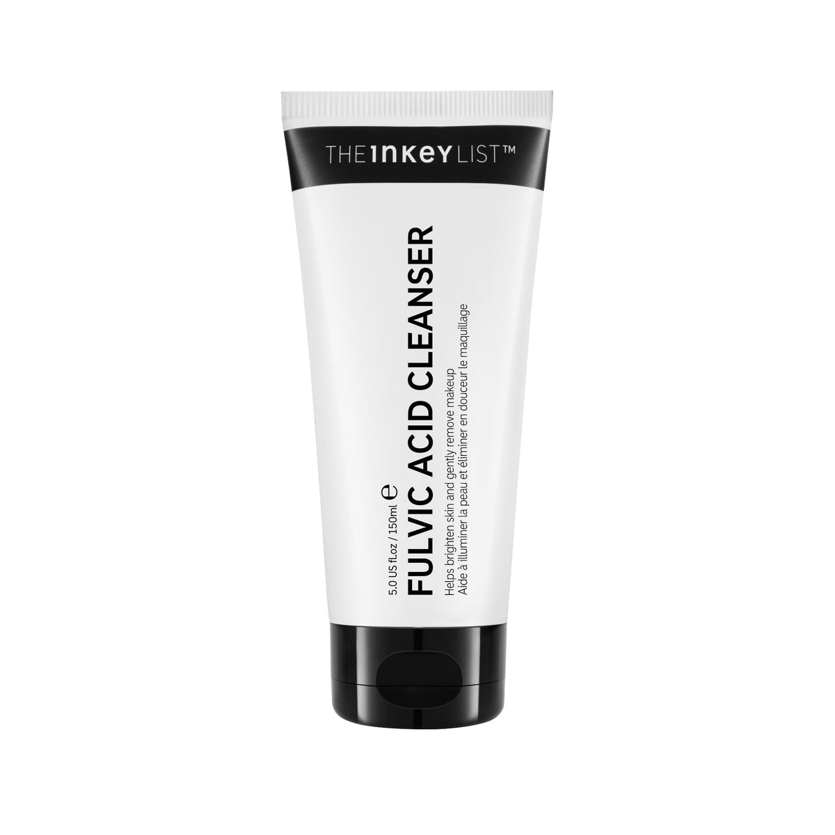 The Inky List Brightening Cleanser with Fulvic Acid to gently brighten skin and remove makeup 150ml