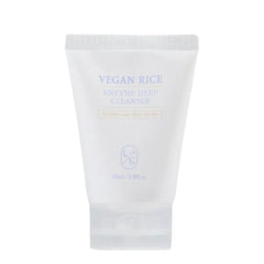 LICORNE Vegan Rice Enzyme Deep Cleanser – Enzyme Foaming Cleanser, Korean Face Wash, Gentle Facial Cleanser with Rice Bran Extract, Hydrating Daily Face Wash for Smooth Skin