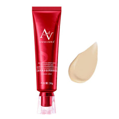 Red Ginseng Bird's Nest concealer Liquid Foundation, Natural red ginseng skin nourishing, 24h long lasting moisturizing, suitable for all skin types.