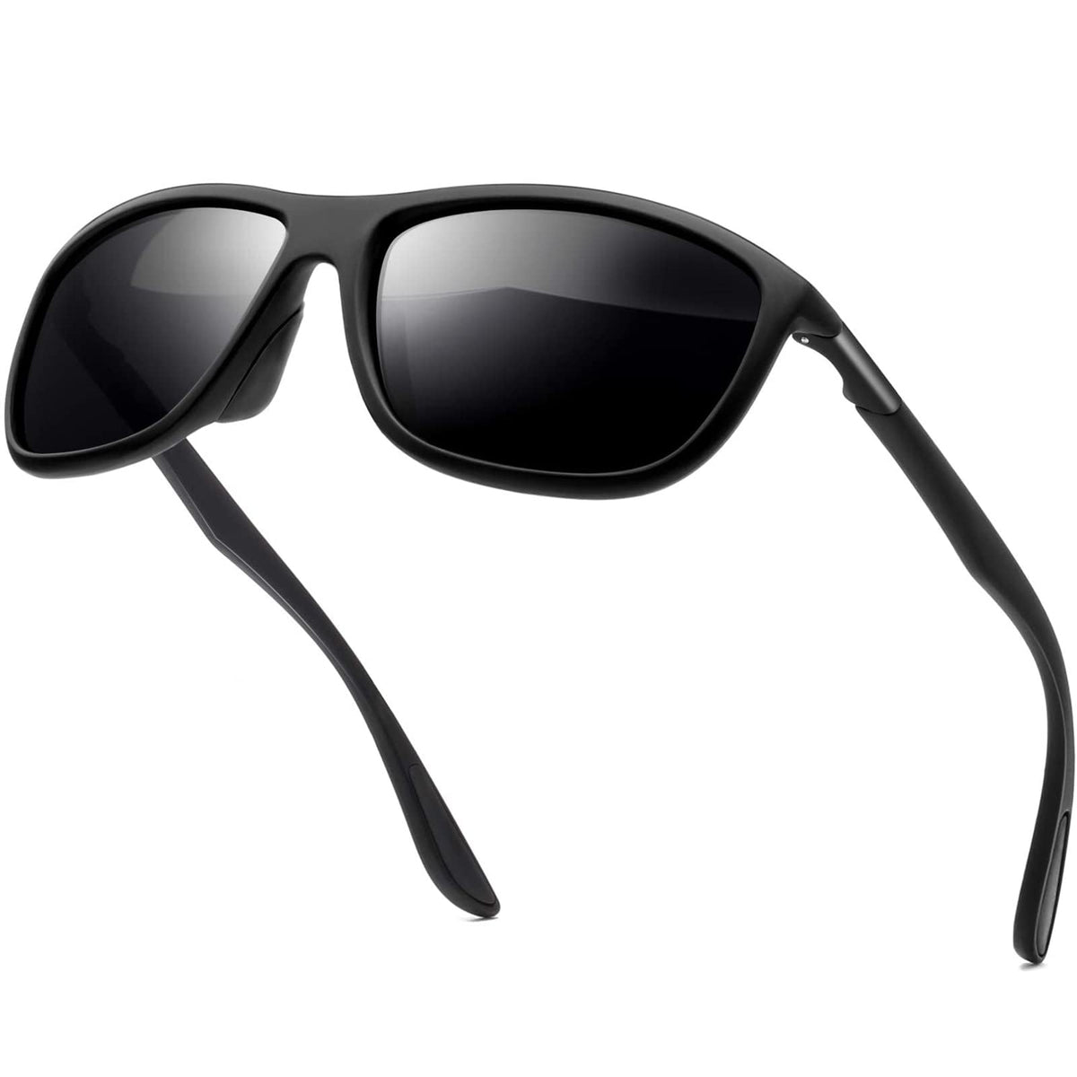KANASTAL Polarized Sports Sunglasses for Men Women, Classic Square Sun Glasses Driving Cycling Outdoor Lightweight Shades for Womens 100% UV400 Protection