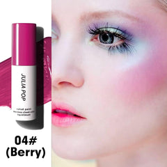 Velvet Blendable Liquid Soft Blush Beauty Wand for Cheek & Lips - Berry & Warm Rose (2 Pack)