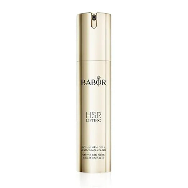 BABOR HSR Lifting Neck and Décolleté Cream Luxurious Anti Aging Cream to Minimize Lines and Wrinkles Evens Skin Tone, Reduces Hyperpigmentation Tightening for Lifting Clean and Vegan