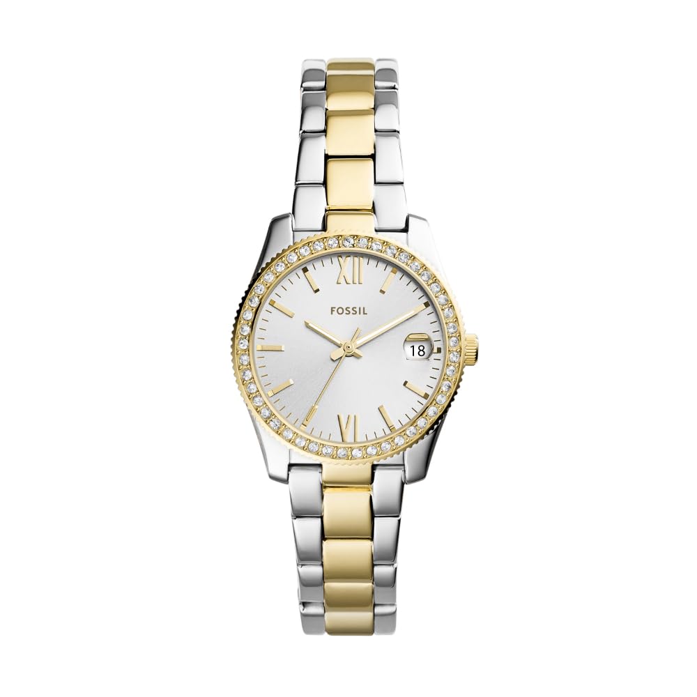 Fossil Scarlette Mini Three-Hand Date Stainless Steel Watch - ES5061