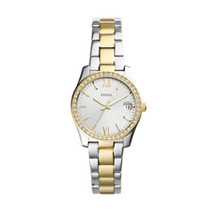 Fossil Scarlette Mini Three-Hand Date Stainless Steel Watch - ES5061