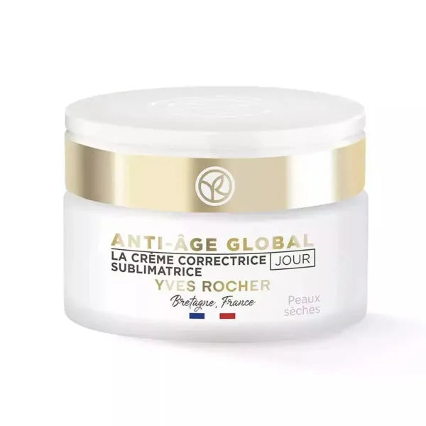 Yves Rocher Complete Anti-Age Global Day Care Face Cream Mature Skin Day Care Routine - 50 ml /1.7 fl.oz