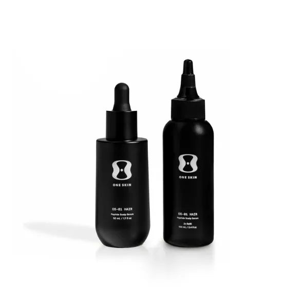 OneSkin HAIR OS-01 Peptide Scalp Supplement Bundle | Reduce Shedding & Support Hair Density - 150 mL / 5 Fl Oz