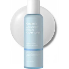 Genabelle Aquaporin Intense Cream Toner | Milky Glow Essence with Ceramide, Panthenol, AQUAXYL for Soothing Moisture, Non-Sticky Formula - Dermatologist Tested - 4.05 fl.oz