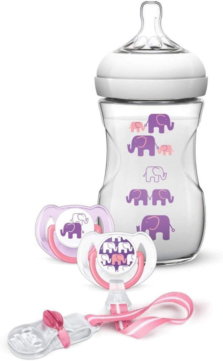 Philips Avent Natural Feeding Bottle Purple Set, 8710103791027