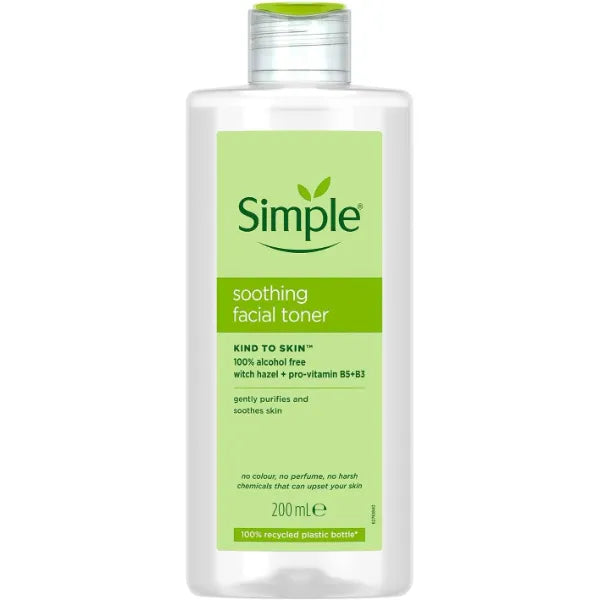 Simple Kind to Skin Soothing Facial Toner 100% Alcohol-Free - Facial Skin Care, 200 ml
