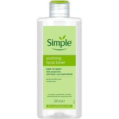 Simple Kind to Skin Soothing Facial Toner 100% Alcohol-Free - Facial Skin Care, 200 ml