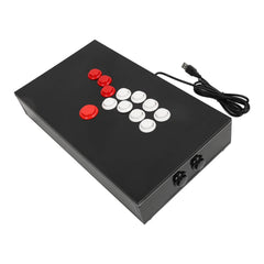 Cryfokt Fight Stick Joystick, PC Video Game Controller Keyboard Keys Sensitive Movement Buttons Compatible with PC, PS3, RPi and SWITCH
