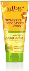 Alba Botanica Lotion Hand & Body Lotion Cocoa Butter 7 Oz