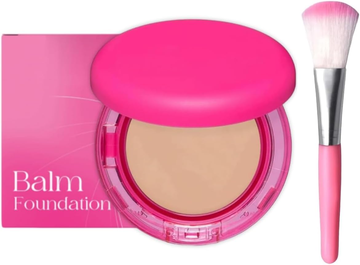 Peptide Bounce Foundation - Peptide Bounce Balm Foundation, For Mature Skin, All Skin Types– Vegan, Natural, Medium Buildable Coverage, Blur Fine Lines, Smooths Texture (Light)