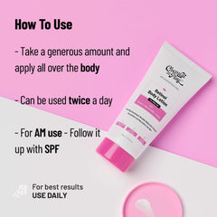 Chemist at Play Anti-Aging Body Lotion with 4% Retinol, Niacinamide & Zemea | Skin Brightening Body Lotion for Dry & Oily Skin | Fights Visible Signs Of Aging | Nourshes Skin 200ml