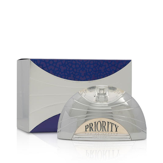 Al Haramain Priority Eau De Parfum 100ml | Long Lasting Luxury Perfume for Men & Women | Fresh Citrus Woody Unisex Scent | Premium Arabic Fragrances with Bergamot | Sage & Sandalwood