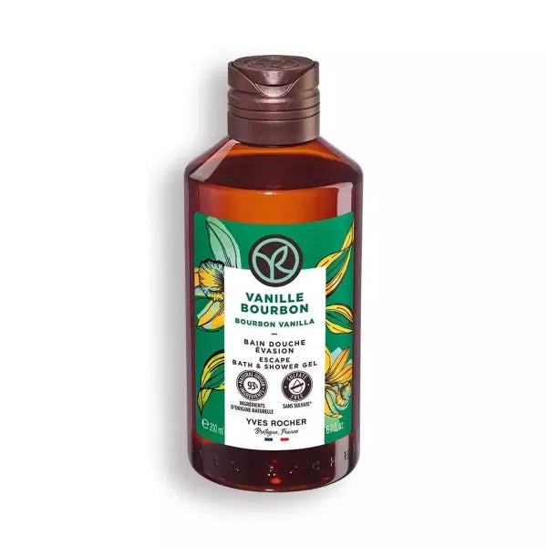 Yves Rocher Bourbon Vanilla Nourishing Shower Gel Bath & Body Routine Women Men Day Care 200 ml /6.7fl.oz
