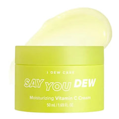 I DEW CARE Vitamin C Face Moisturizer Say You Dew Korean Skin Care Routine Panthenol, Niacinamide, Non-irritating, Hydrate and Illuminate Glass Smoother Skin, 1.69 FL Oz