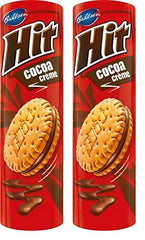 Bahlsen Hit Cocoa Crème Biscuits With Soft-Melting Cocoa Cream Filling - 220 G (Pack of 2)
