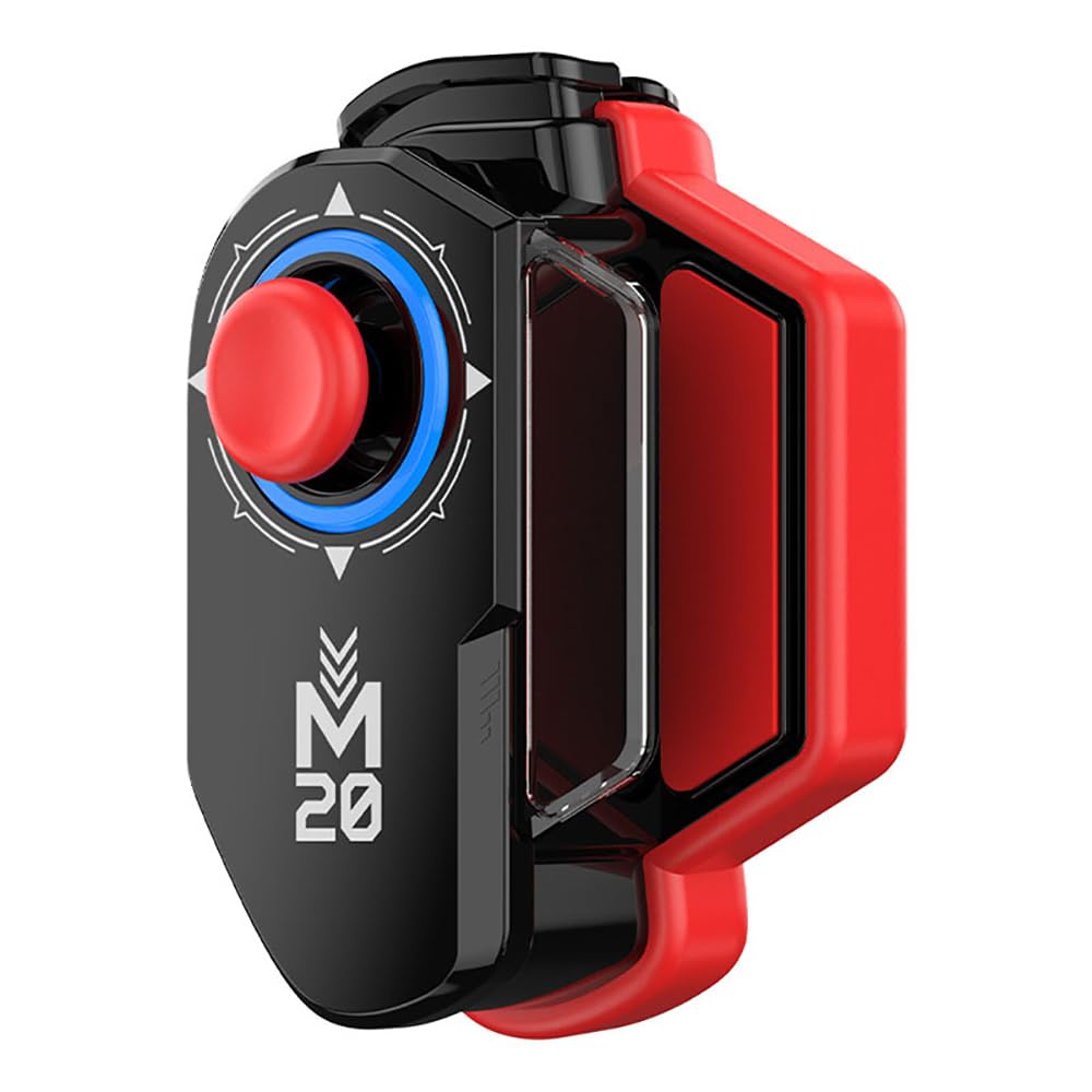 M20 Game Joystick for Android Phone, Bluetooth 5.0 Connection Sensitive PUBG Game Joystick Android 7.0 Above Supported (Black/Red)