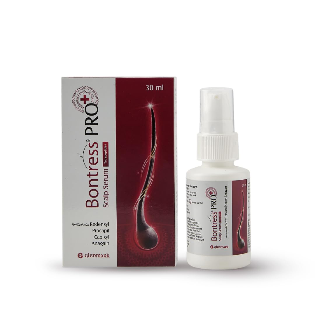 Bontress PRO+ Scalp Serum Fortified with Redensyl, Anagain, Capixyl,Procapil | Hair Serum for Hair Growth & Hair Fall 30ml