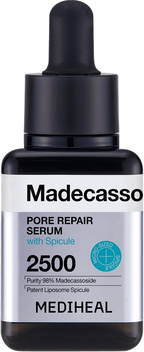 Mediheal Madecassoside Pore Repair Serum, 1.35 Fl.Oz (40Ml), Targets Sagging, Dullness & Uneven Pore Texture | With Fine Spicule Particles & 98% Pure Madecassoside