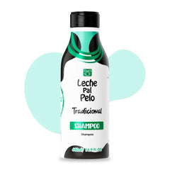 Leche Pal Pelo Traditional - Shampoo Made without Sulfates for Oily Hair - Deep Cleanses, Restores Shine with Soy, Wheat Protein - 14.9 oz