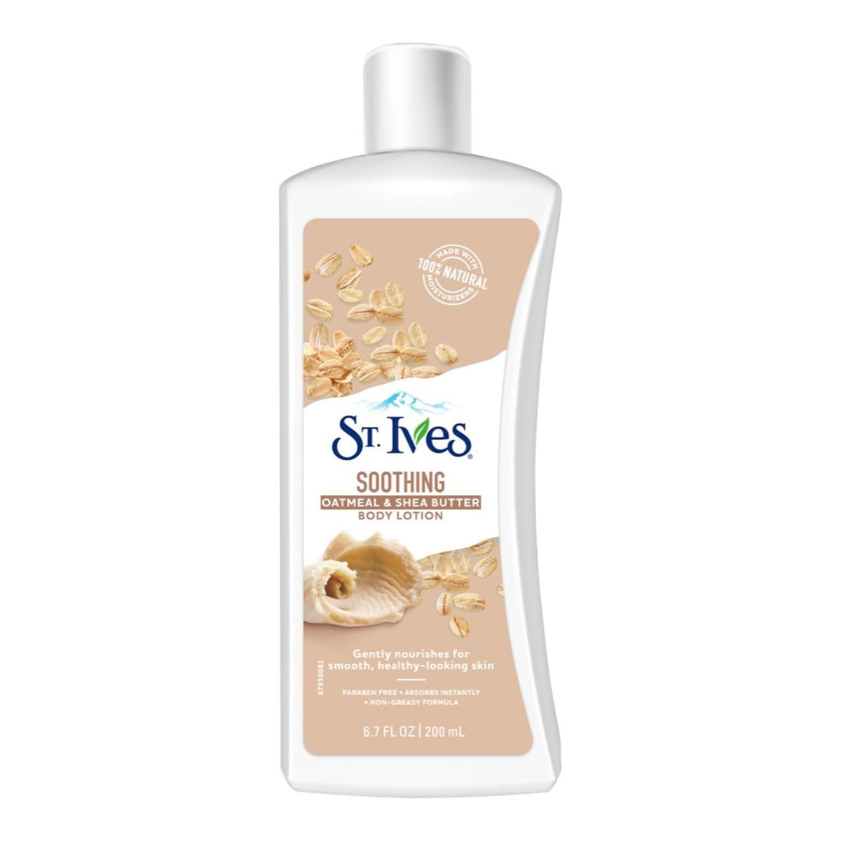 St. Ives Soothing Body Lotion with Oatmeal & Shea Butter | Organic Skin Replenishing Lotion for Soft, Smooth Skin | Deeply Moisturizes & Nourishes | Paraben Free & Non-Greasy | Dermatologically Tested | 200ml