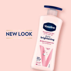 Vaseline Essential Body Lotion, Even Tone Daily Brightening, 2 weeks to radiant, glowing skin, 3 x 400ml