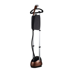 Clikon 2.2 Liter Capacity Garment Steamer With Height Adjustable Ironing Board, 45 second heating time, Heat Insulated Steam Hose, 2000 Watts, Brown - CK4036