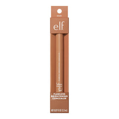 e.l.f. Flawless Brightening Concealer, Illuminating & Highlighting Face Makeup, Conceals Dark Under Eye Circles, Deep 50 W, 0.07 Fl Oz