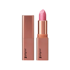 Pilgrim Glitter Lipstick For Women 4.2gm | Dubai Luxe Lifestyle - Chic Haseena Shade | Lipstick Infused with Vitamin E & Olive Oil | Glitter Formula With Matte Finish | Non Drying | All Skin Types