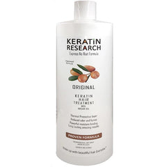 KERATIN RESEARCH Brazilian Keratin Hair Blowout Treatment Salon size 1000ml Professional Grade Queratina Keratina Brasilera Tratamiento keratin treatment