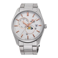 Orient Sun and Moon Automatic White Dial Men's Watch RA-AK0306S10B