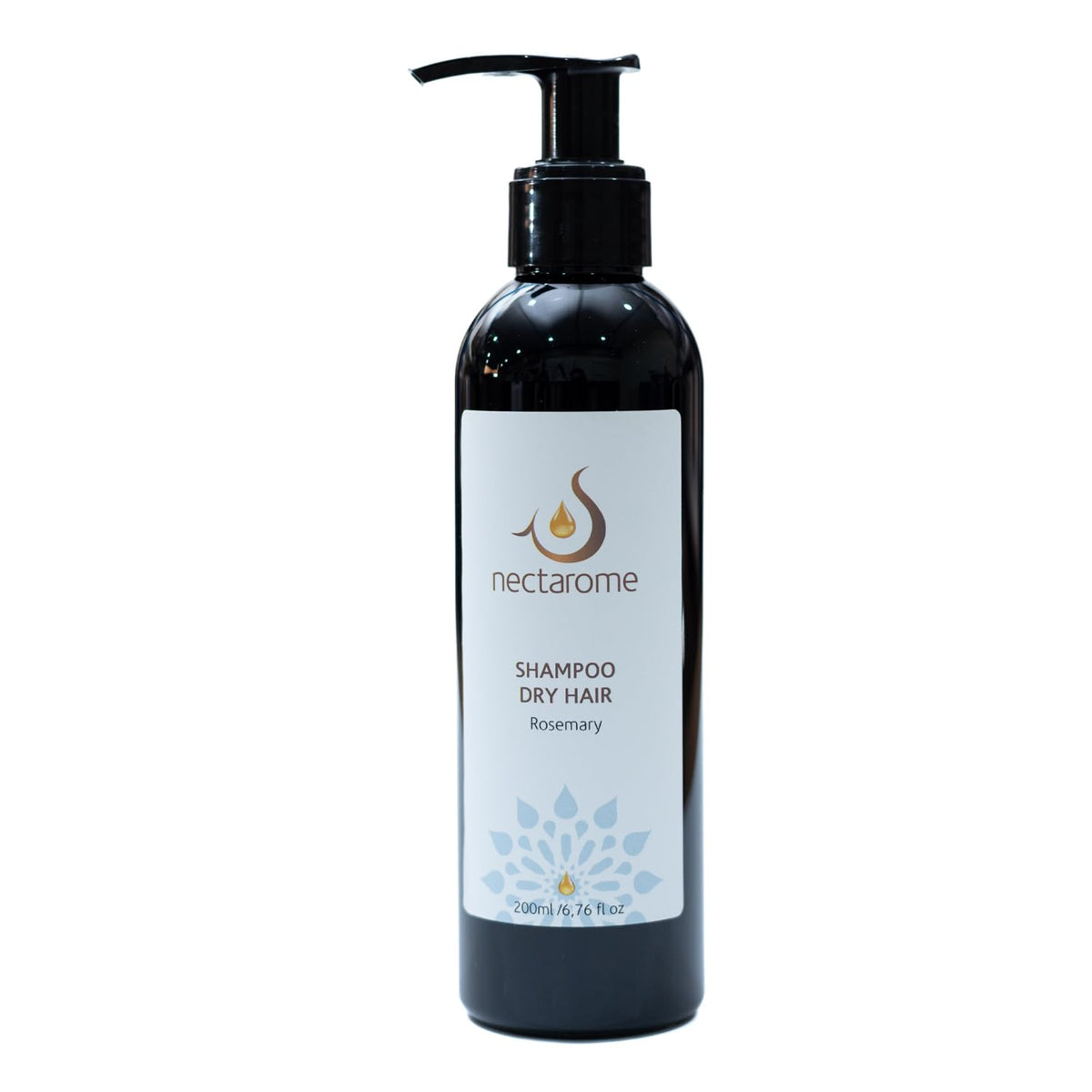 Nectarome Rosemary Shampoo for Dry Hair – Strengthening Anti-Dandruff Formula with Natural Rosemary Extract for Hydration, Volume, and Scalp Care – Daily Use Nourishing Cleanser, 200ml