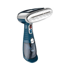 BaByliss Garment Steamer| Powerful 1500w Steaming Performance| Large Water Tank CapACity & Lightweight And Portable Design| 4in1 Head Design Used On All Fabrics | GS300SDE(Blue)
