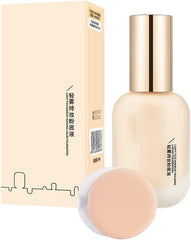 Hydrating Waterproof And Light Long Lasting Foundation,Concealer Foundation Cream,Light Fog Makeup Holding Liquid Foundation,Makeup Concealer for All Skin Types (Natural)