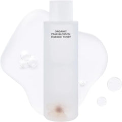 Whamisa Organic Pear Blossom Essence Toner, Fermented Postbiotic Formula for Radiant Skin, Facial Toner, Revitalizing, Hydrating, Moisturizing, Korean Skin Care (160ml)