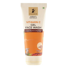 Pilgrim Australian Vitamin C Gel Face Wash for for dry/radiant/glowing skin with Kakadu Plum & Lime Pearl™ | Women & Men | 100 ml