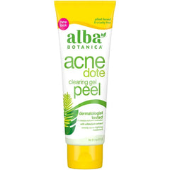 Alba Botanica Acne dote Clearing Gel Peel Weekly Acne-Fighting Treatment 4 oz