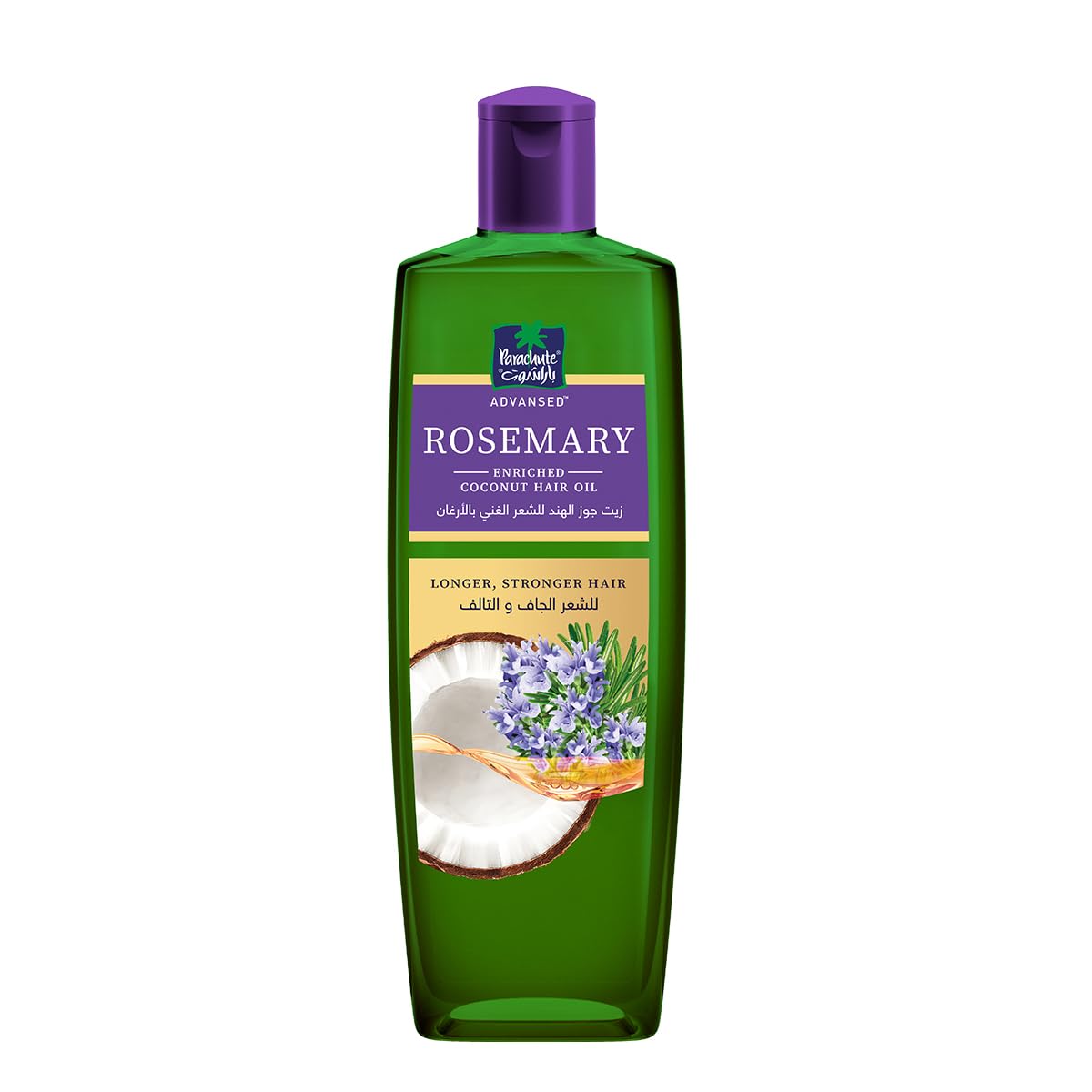 Parachute Advansed Rosemary and Coconut Hair Oil, For Long and Strong Hair, Paraben Free, Paraffin Free - 300ml
