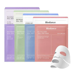 BIODANCE Multi-Care Experience Kit: Caviar PDRN & Collagen & Cera-nol & Sea Kelp Real Deep Mask